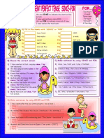 Present Perfect Tensesincefor PENTING