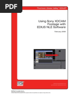 Using Sony Xdcam Footage With Edius