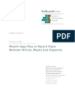 Twenty to One Wealth Gaps Rise to Record Highs Between Whites Blacks and Hispanics