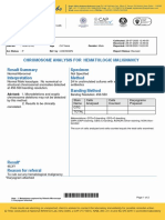 Chromosome Analysis For Hematologic Malignancy Result Summary Interpretation Specimen Method Banding Method