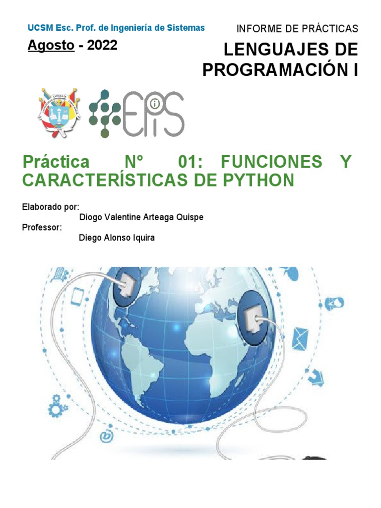 Funciones y Características de Python | PDF | Python (lenguaje de ...