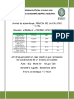 Universidad Autónoma de Nuevo León Facultad de Ingeniería Mecánica Y Eléctrica