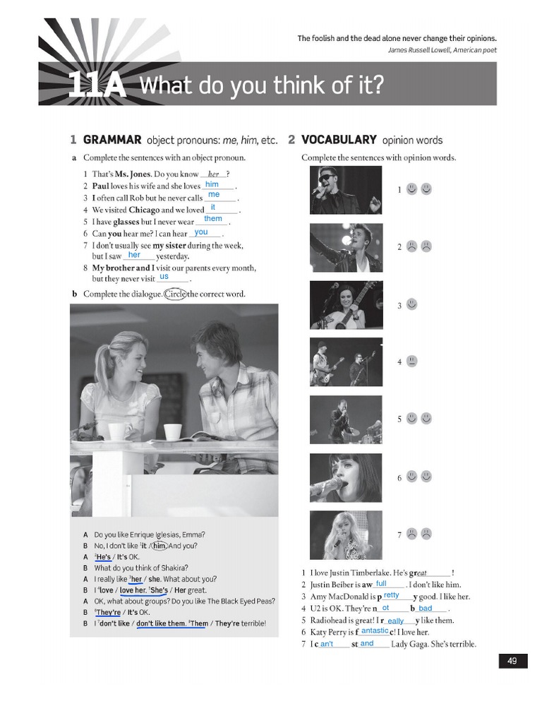 English Workbook Unit 11 | PDF