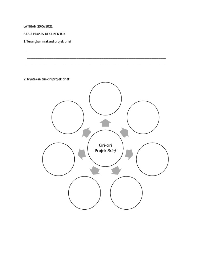 Latihan Proses Reka Bentuk 1 | PDF