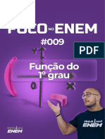 #009 Exercícios de Função Do 1° Grau