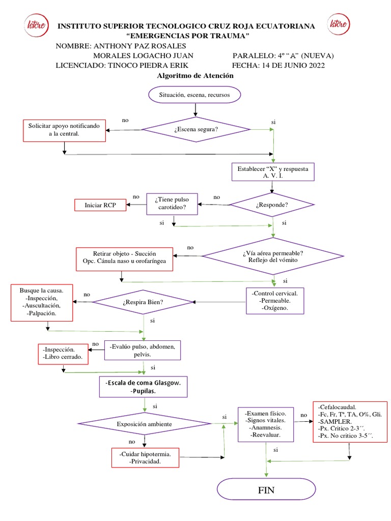 Algoritmo de Atención PDF Emergencias Médicas Especialidades Medicas