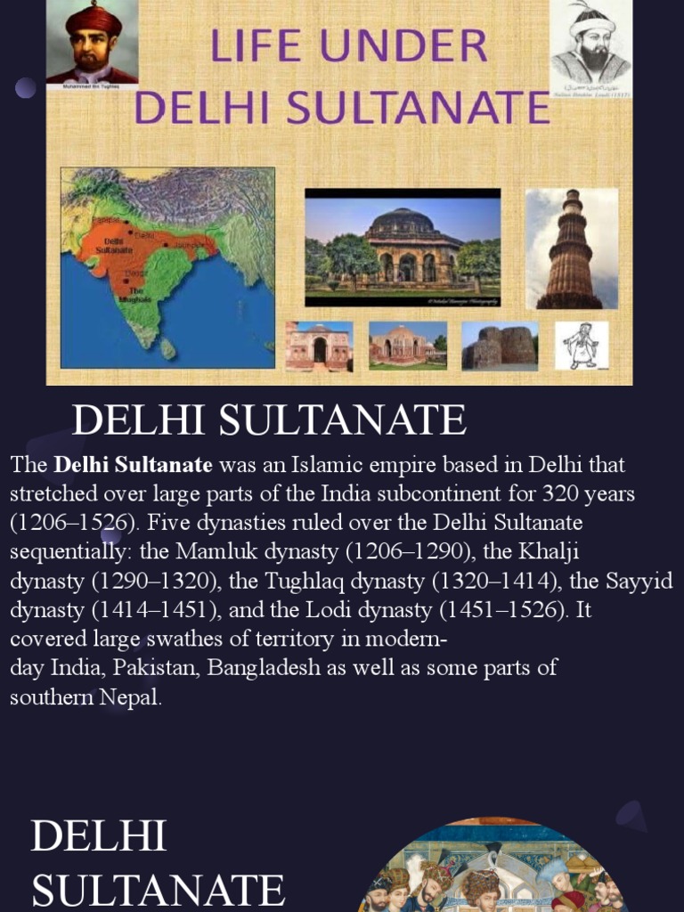 Ch.7 Life During The Sultanate Period PDF South Asia Asia