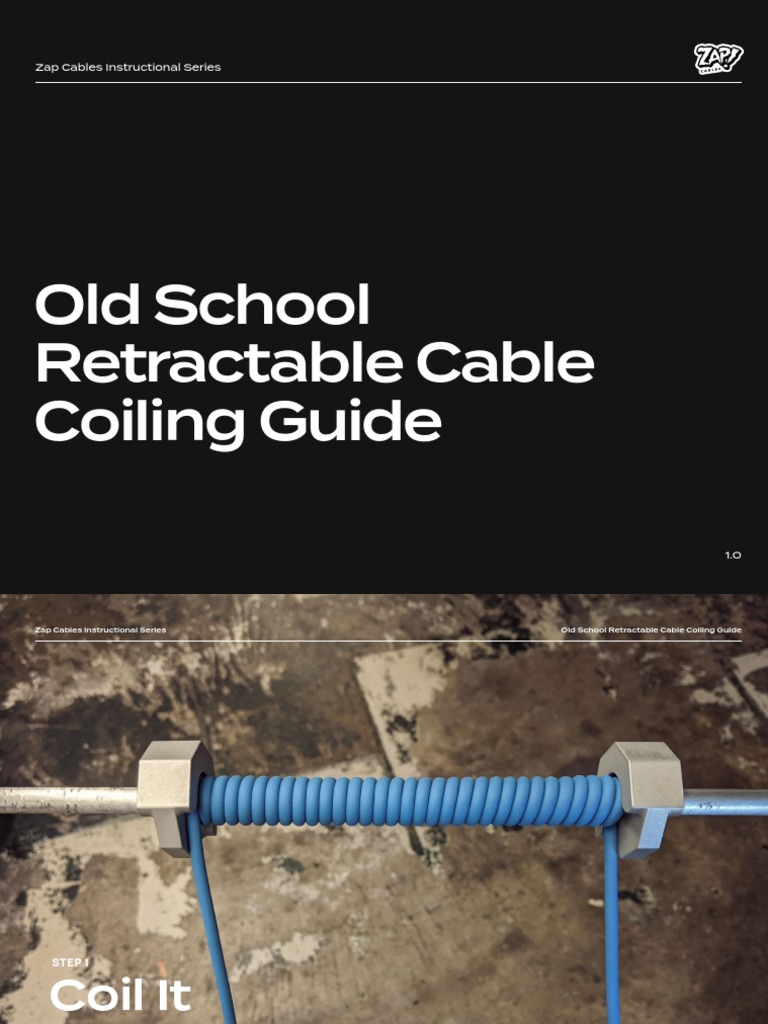 Coiling Guide for Zap Cables | PDF | Manufactured Goods | Equipment