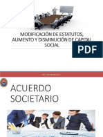 Modificacion de Estatutos Av