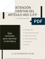 Art. 450 PPT Detención Preventiva