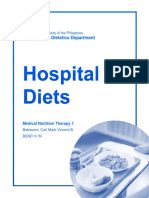 Hospital Diets MNT