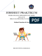 PBO - Pertemuan 12 - Praktik Function Di Java