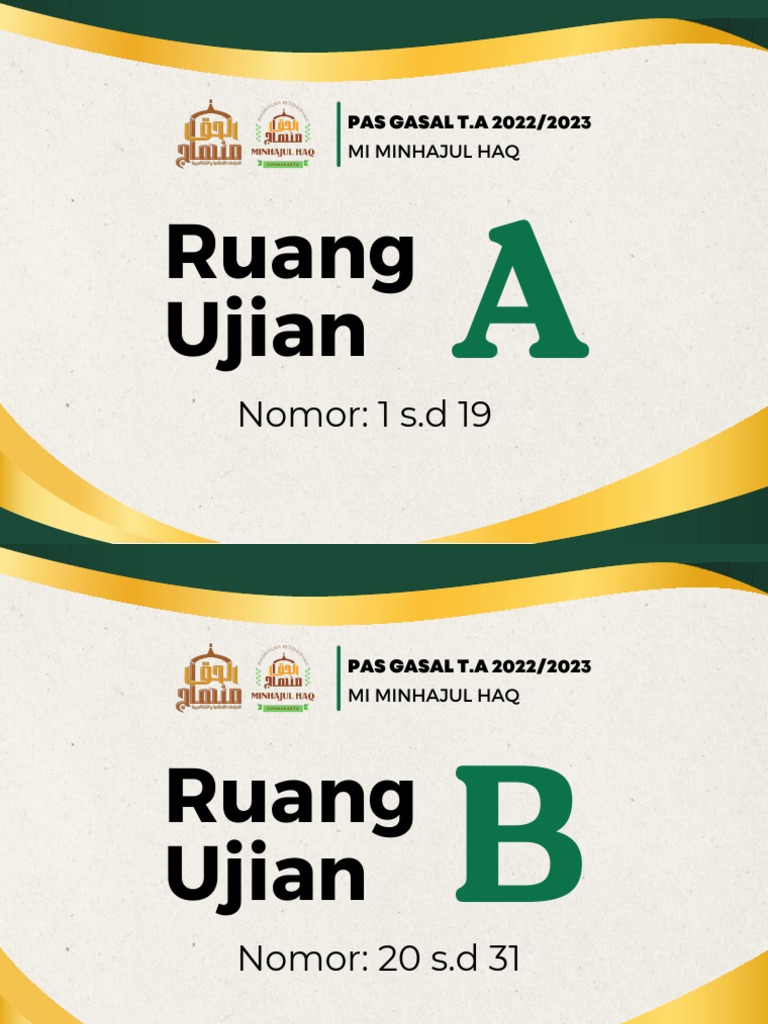 Ruang Ujian | PDF