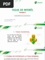 Tasa Nominal y Efectiva en Finanzas | PDF | Interés | Interés compuesto