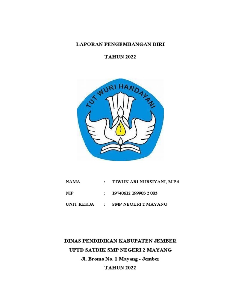 Laporan Pengembangan Diri Guru 2022 | PDF