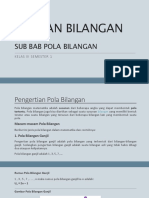 Barisan Bilangan (Pola Bilangan)