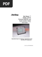 Anritsu Site Master S331A User Guide