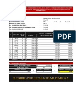Subsidio Por Incapacidad Temporal