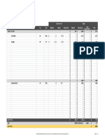 Underline Construction Estimate Template