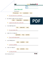 Bricks Reading 80 - L1 - Unscramble Sheet - Answer Key