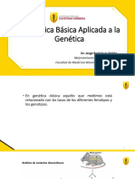 Estadística Básica Aplicada A La Genética: Mejoramiento Genético 2022-1 Facultad de Medicina Veterinaria y Zootecnia