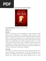 Aura de Carlos Fuentes | PDF | Novelas