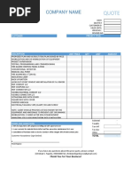 Fdas Quotation Sample