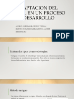 Adaptacion Del Uml en Un Proceso de Desarrollo