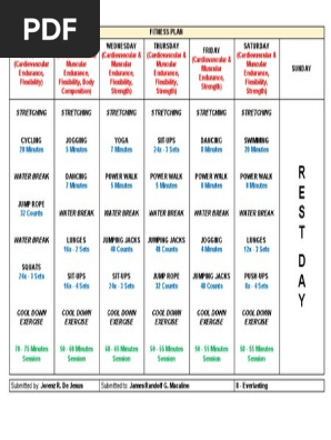 Fitness Plan