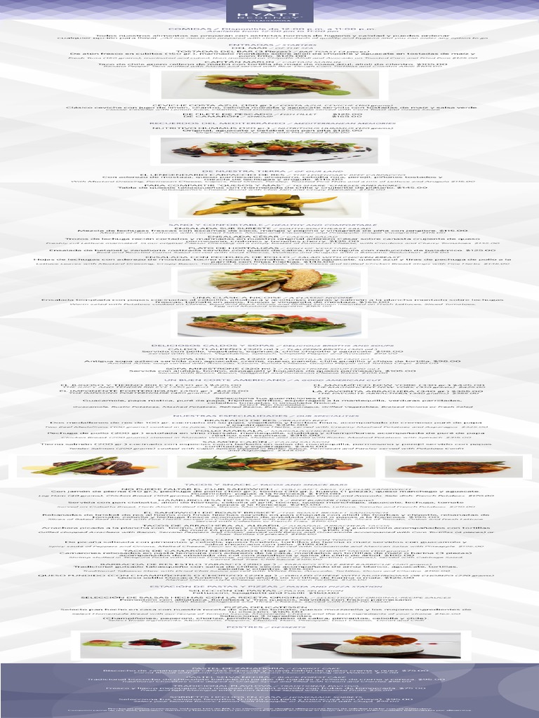 VILLA Lunch Menu | PDF