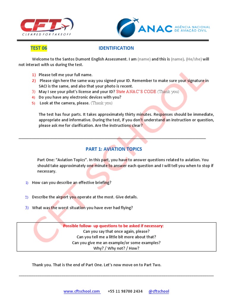 CFT ICAO+NA+PROA+Test+06 | PDF | Access Control | Authentication