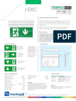 TEMPUS EXC Datasheet