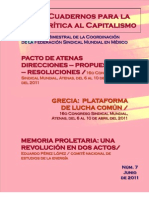 Cuadernos para La Crítica Al Capitalismo #7