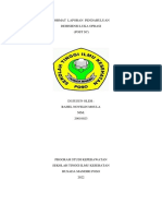 Format Laporan Pendahuluan Dehisiensi Luka Oprasi (Post SC)