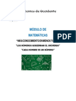 Modulo Matematicas