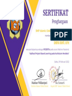 e-Certificate WebNas SMP IGS 2022 - SHOFIA RANTI, M.Pd