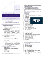 First Level Assessment: Typology of Nursing Problems in Family Nursing Practice