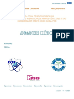 Anamnesis Clinica Plantilla