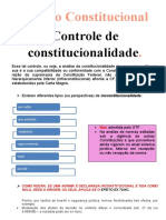 Direito Constitucional - Controle de Const