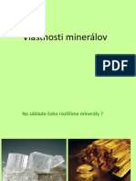 6 - Vlastnosti Minerálov - 1