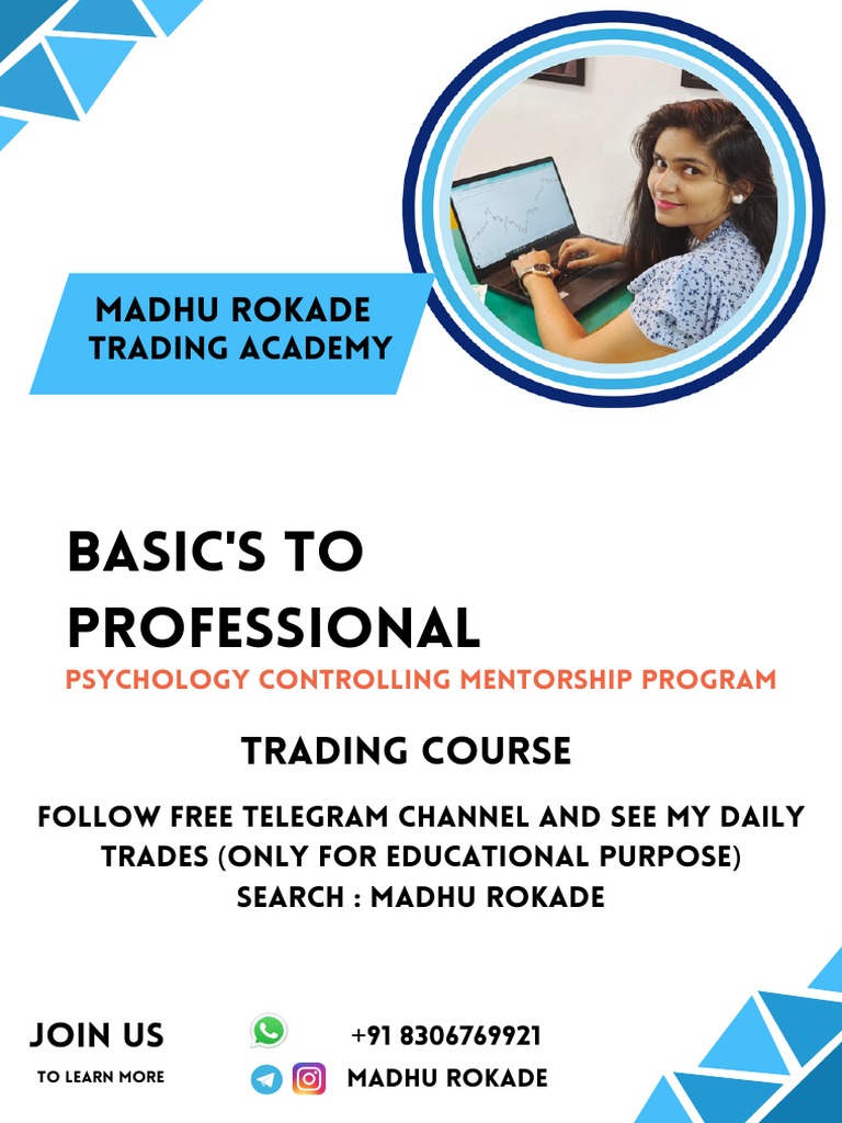 Madhu Rokade Trading Academy Course | PDF | Career & Growth | Business
