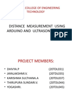 Distance Measurement Using Arduino and Ultrasonic Sensor22222