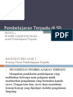 Modul 1 Pembelajaran Terpadu Di SD