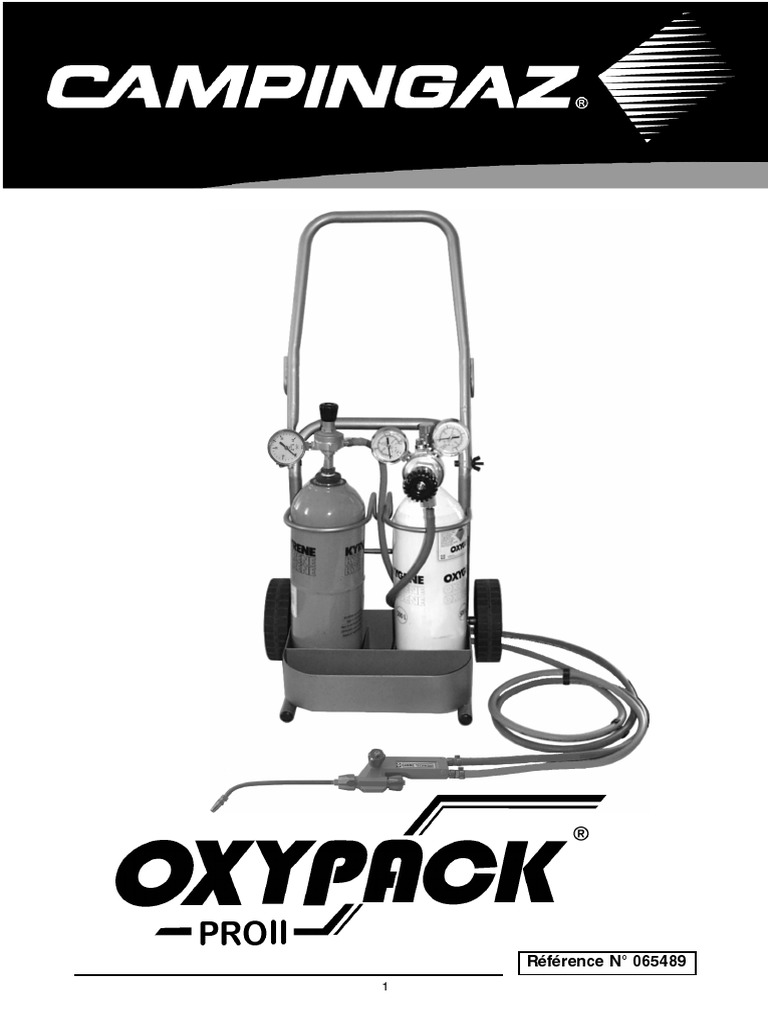 Oxypack PRO II 065489 Manuel+++ | PDF