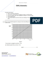 OL-IGCSE Kinematics