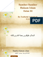 BAB 2. Sumber Hukum Islam Muttafaq - Al-Quran & Hadits