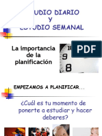 Estudio Diario y Semanal