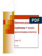 Chapitre 1 - Rappels de Bioénergétique (L ES)
