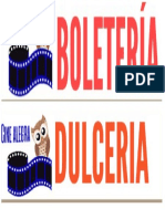 Boleteria y Dulceria