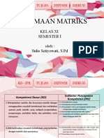 Konsep Kesamaan Matriks Sulis Setiyowati